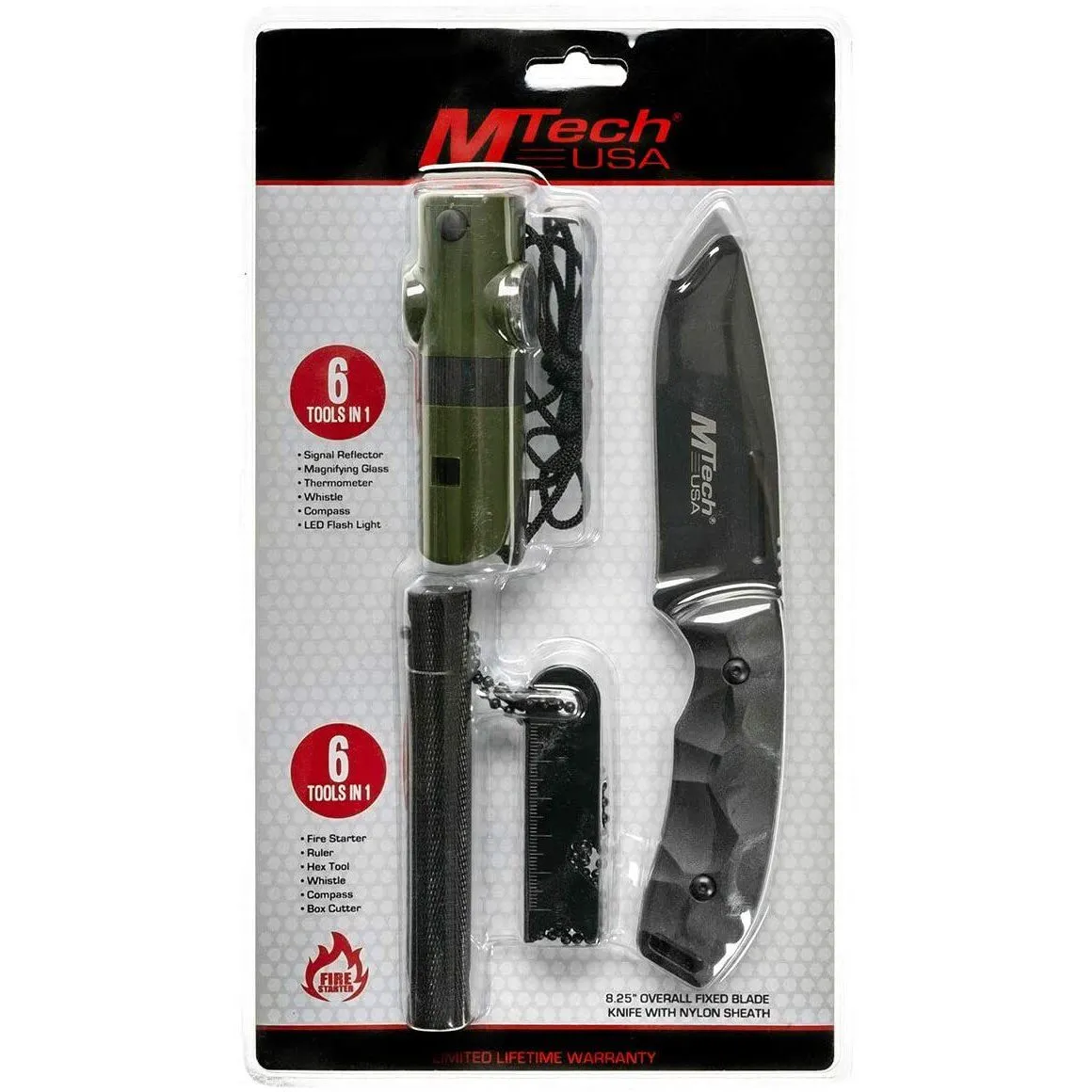 3-Pack: Mtech USA Tactical Survival Kit MT-PR-009