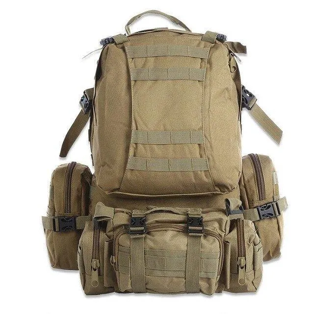 55L Molle Backpacks Outdoor Multifunctional Rucksack