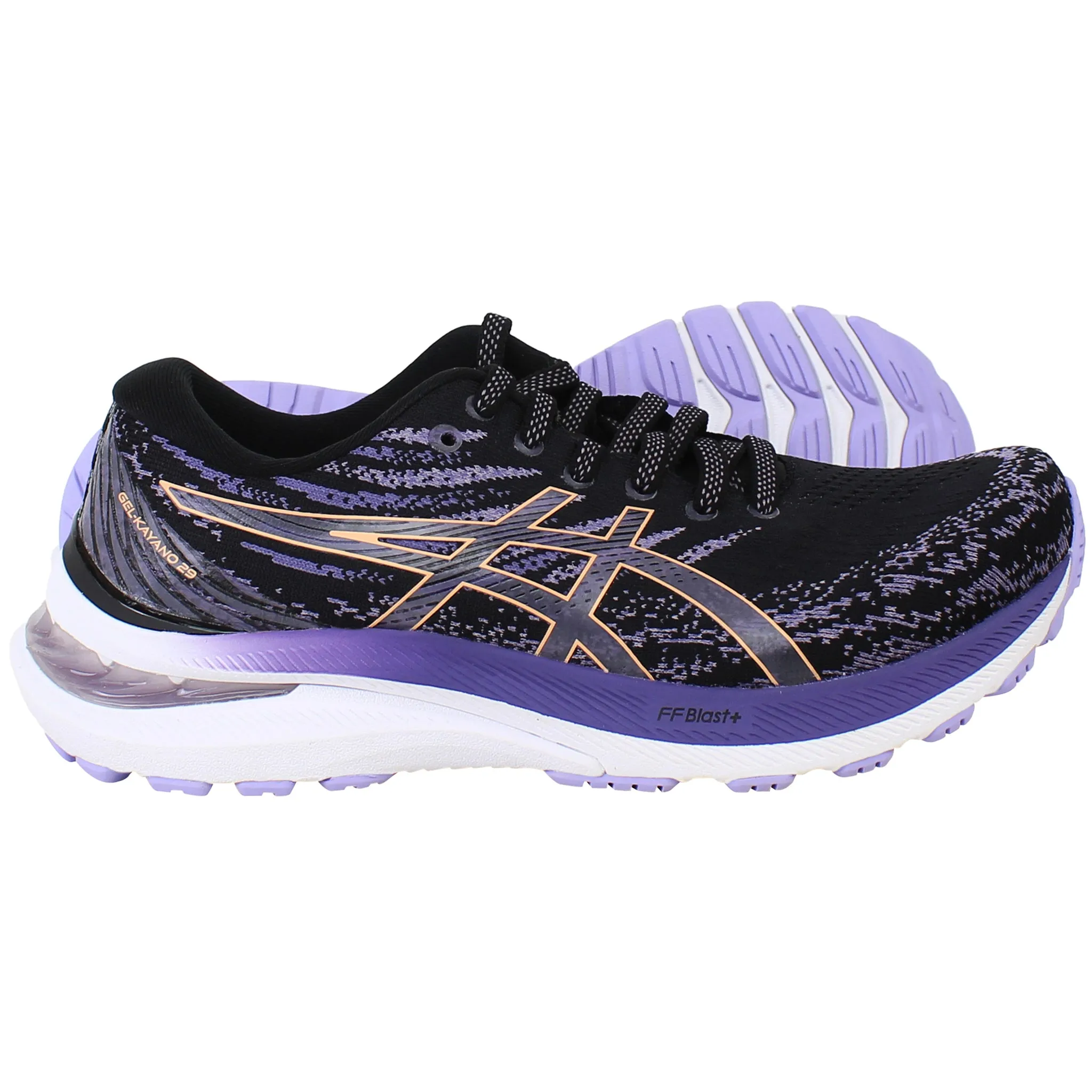 Asics Gel-Kayano 29 Womens Black Running Shoes