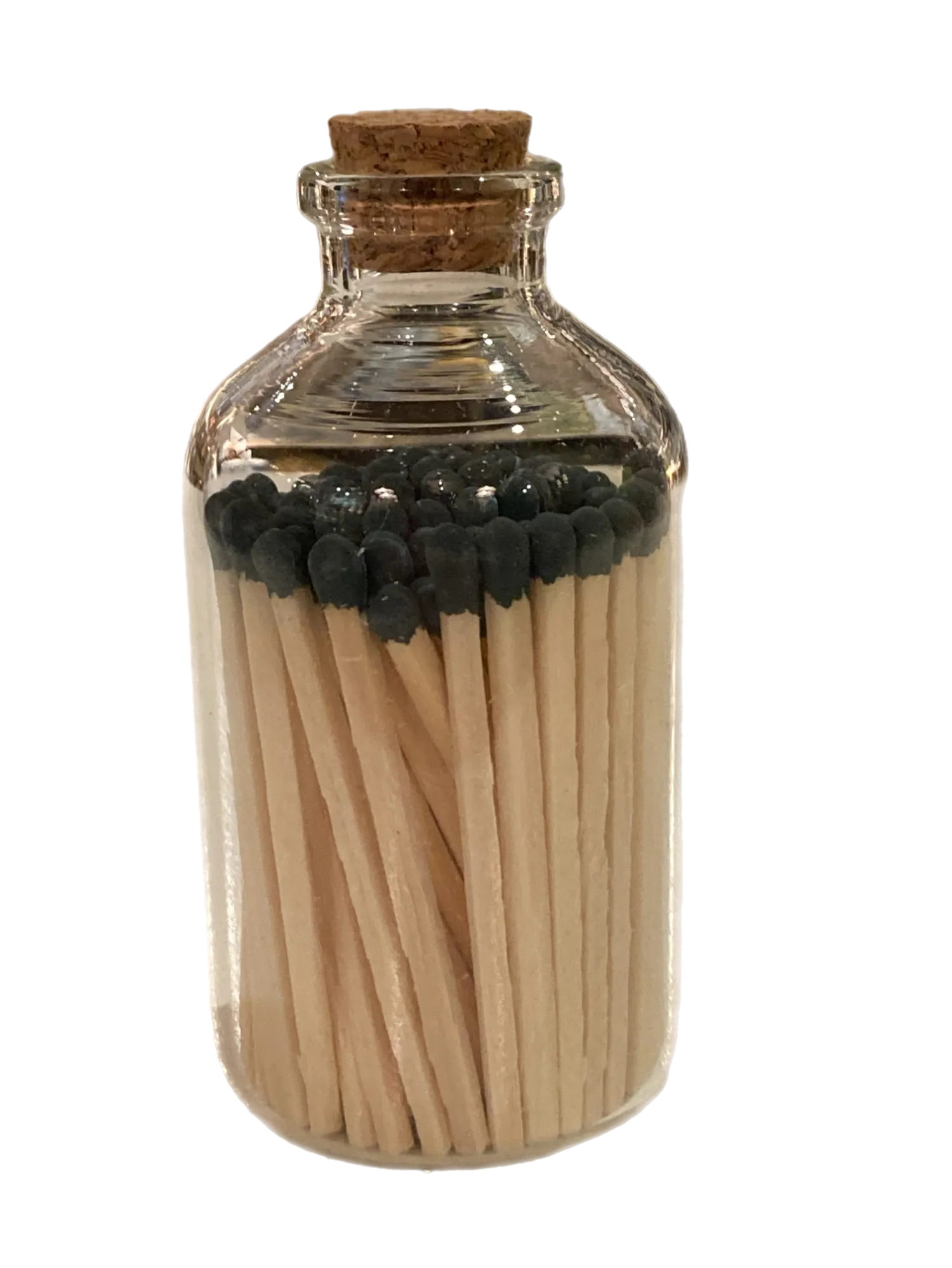 Black Coloured Matches In Jar