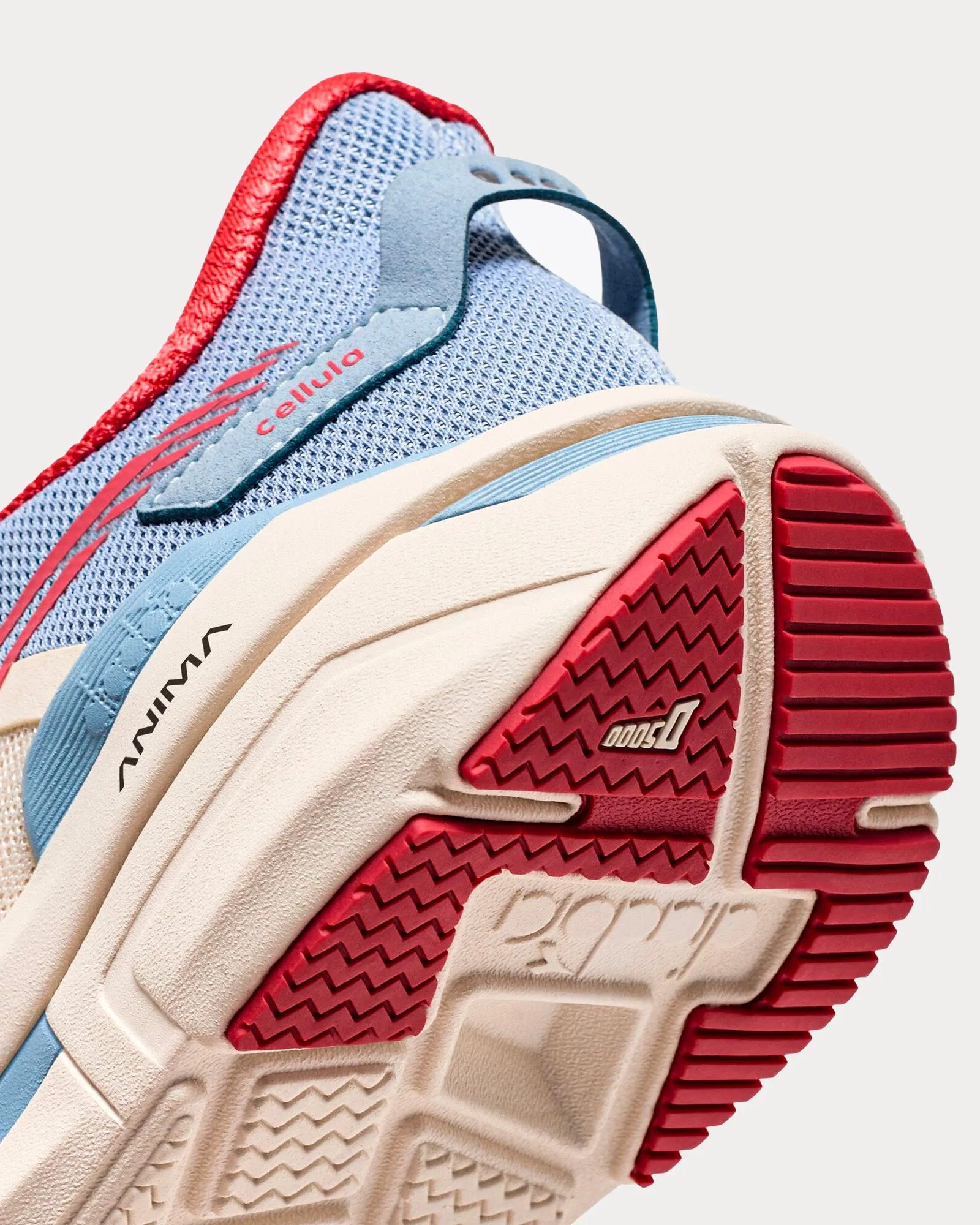 Cellula Whisper White /Cayenne Running Shoes