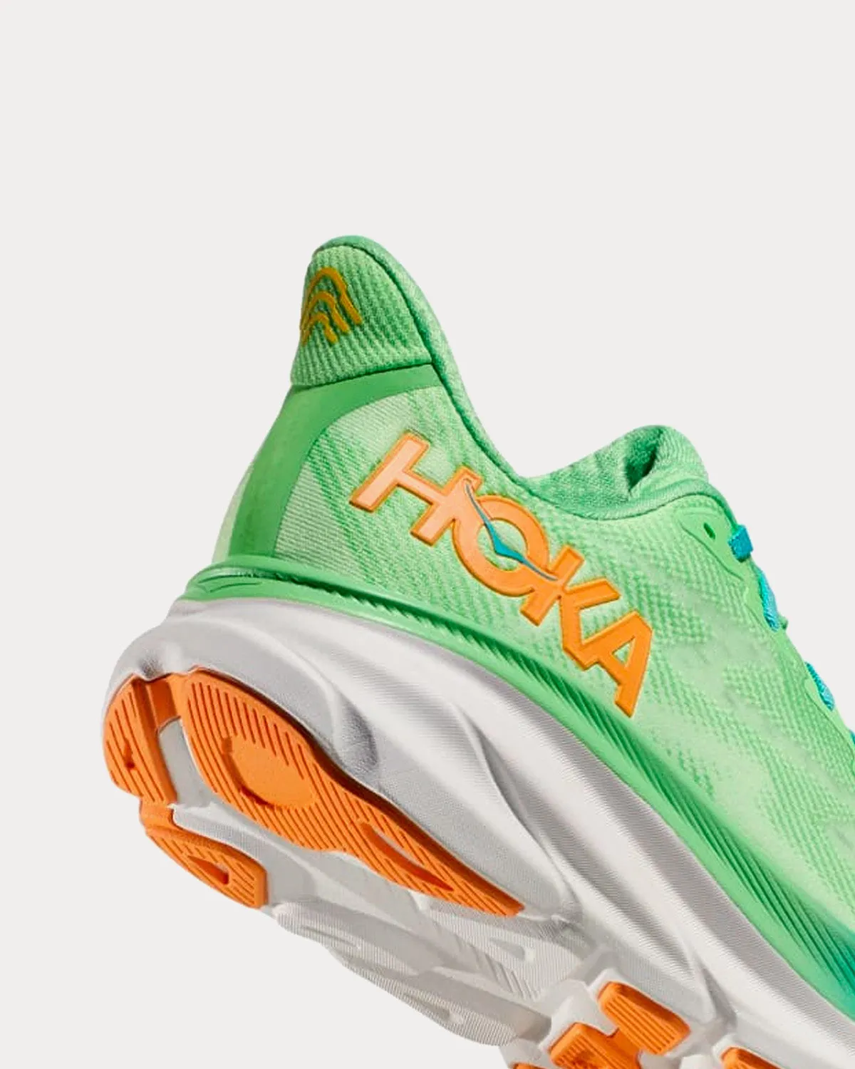 Clifton 9 Zest / Lime Glow Running Shoes