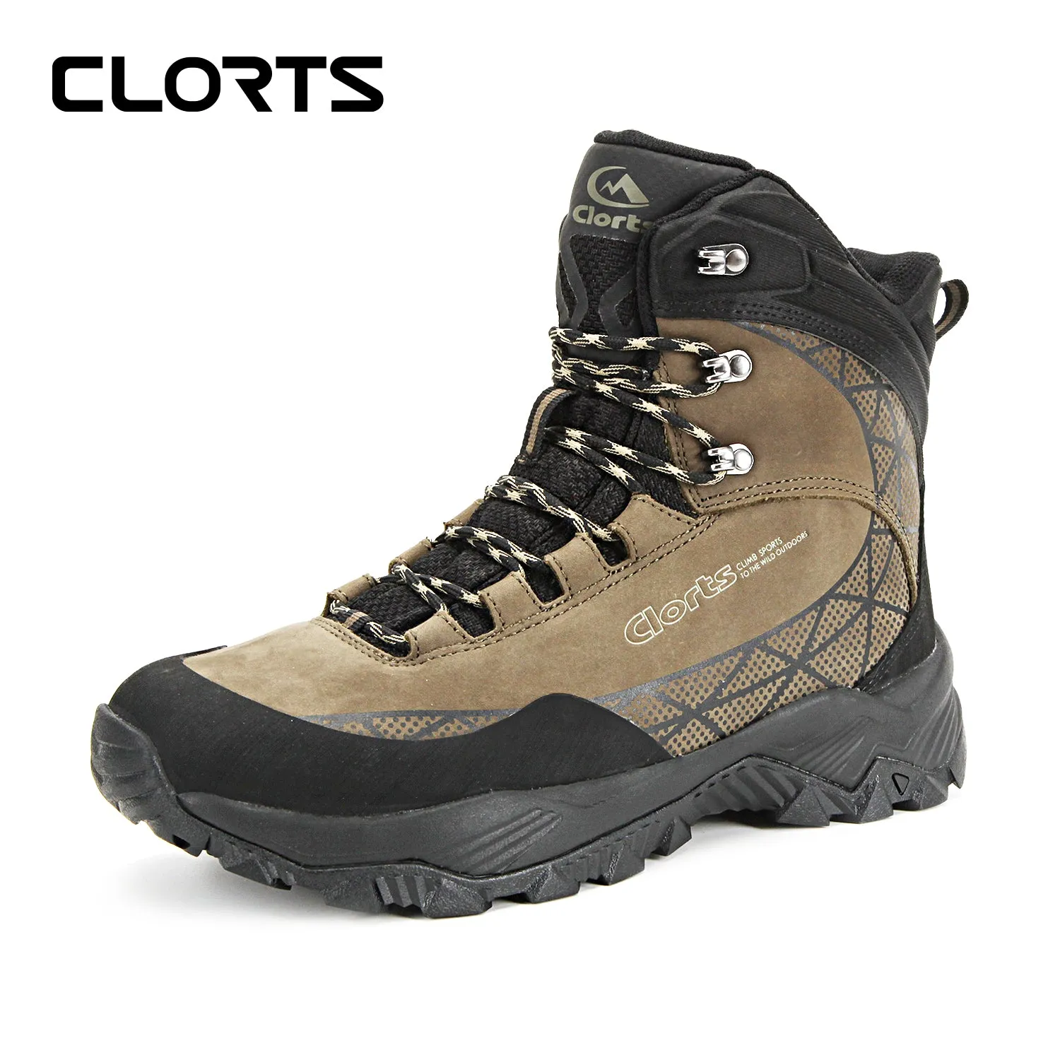 Clorts Slip-Resistant Hiking Shoes - Enjoy all-terrain adventures with these breathable and waterproof shoes for ultimate comfort. 3A026