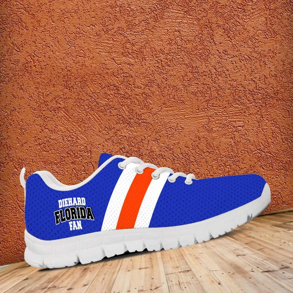 Diehard Florida Gator Fan Running Shoes