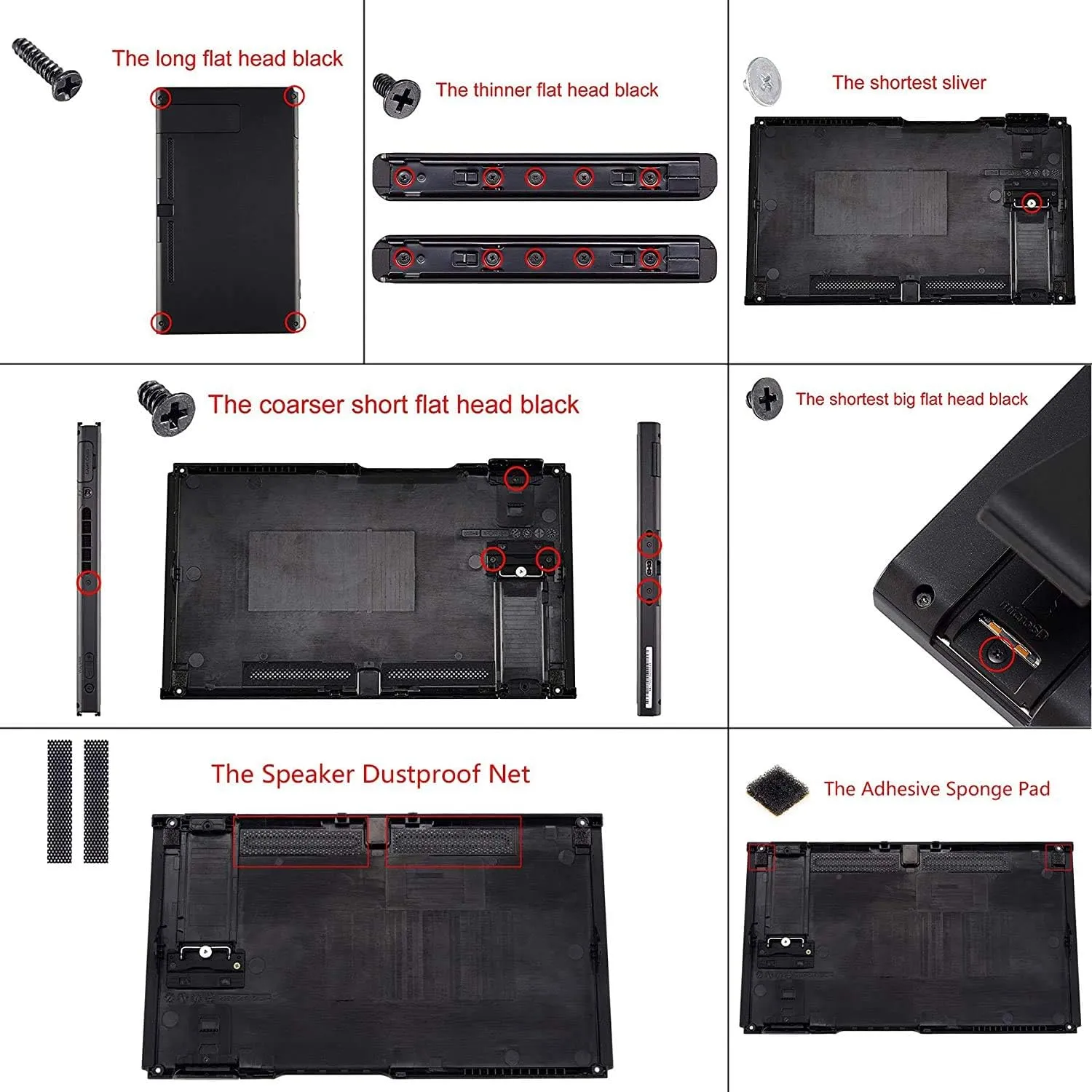 eXtremeRate DIY Replacement Shell Buttons for Nintendo Switch, Soft Touch Back Plate for Switch Console, Housing Case with Colorful Buttons for Joycon Handheld Controller - Pink Cat Paw