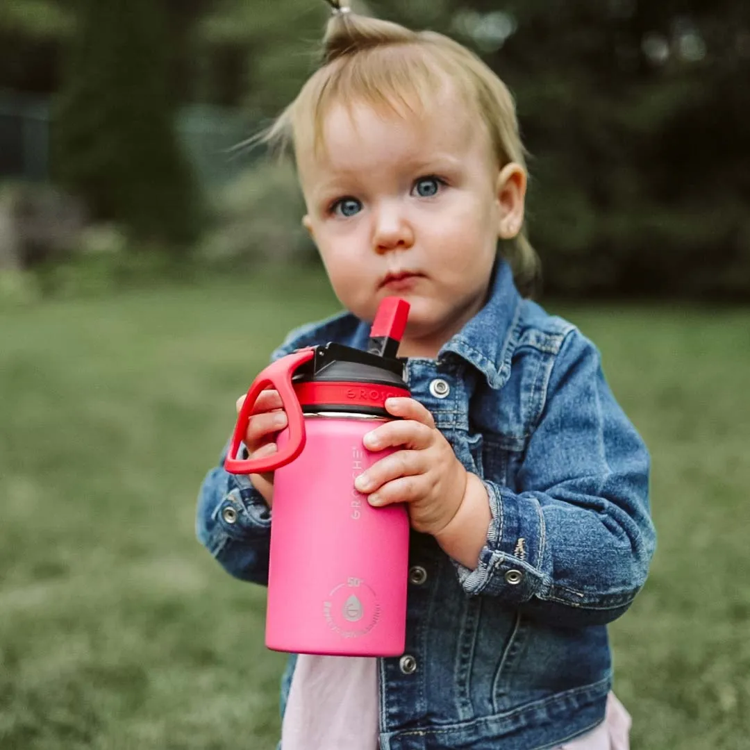 GROSCHE LIL CHILL Kids' Insulated Water Bottle - Pink, 12 fl. oz - Pack of 4