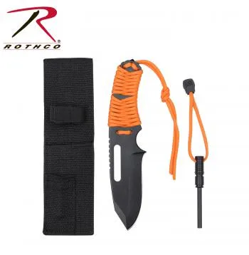 Large Paracord Knife With Fire Starter