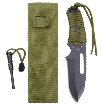 Large Paracord Knife With Fire Starter