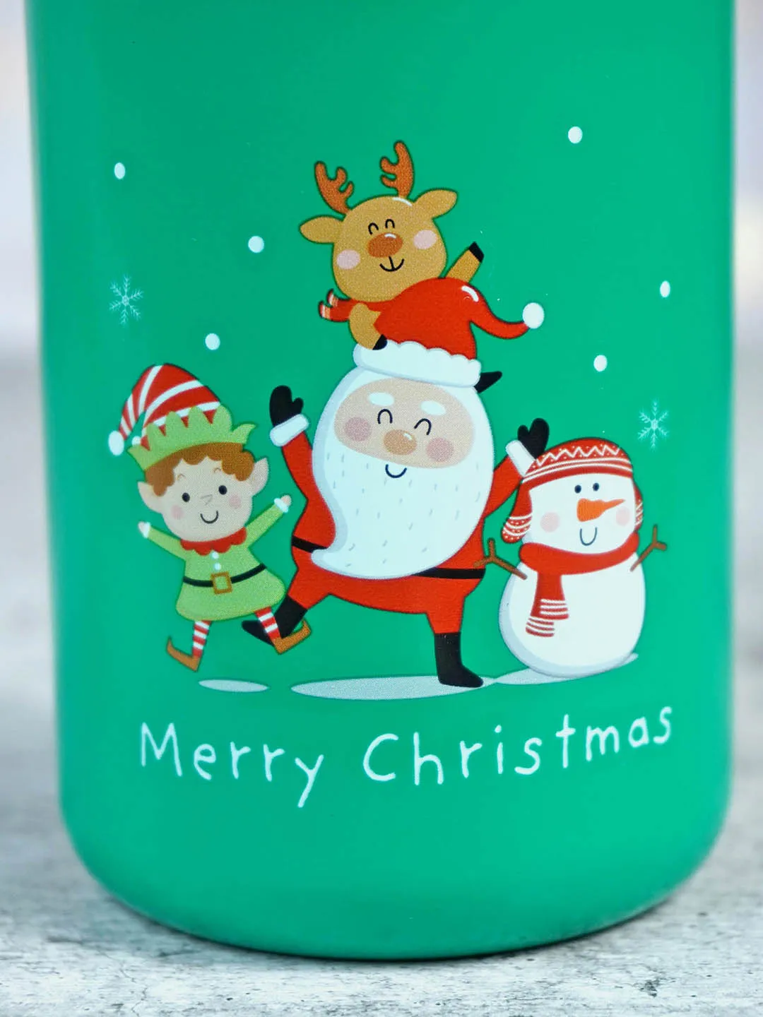 Little Surprise Box Mini Sipper Lid Christmas themed Stainless Steel sipper water bottle For Kids