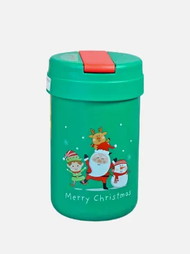 Little Surprise Box Mini Sipper Lid Christmas themed Stainless Steel sipper water bottle For Kids
