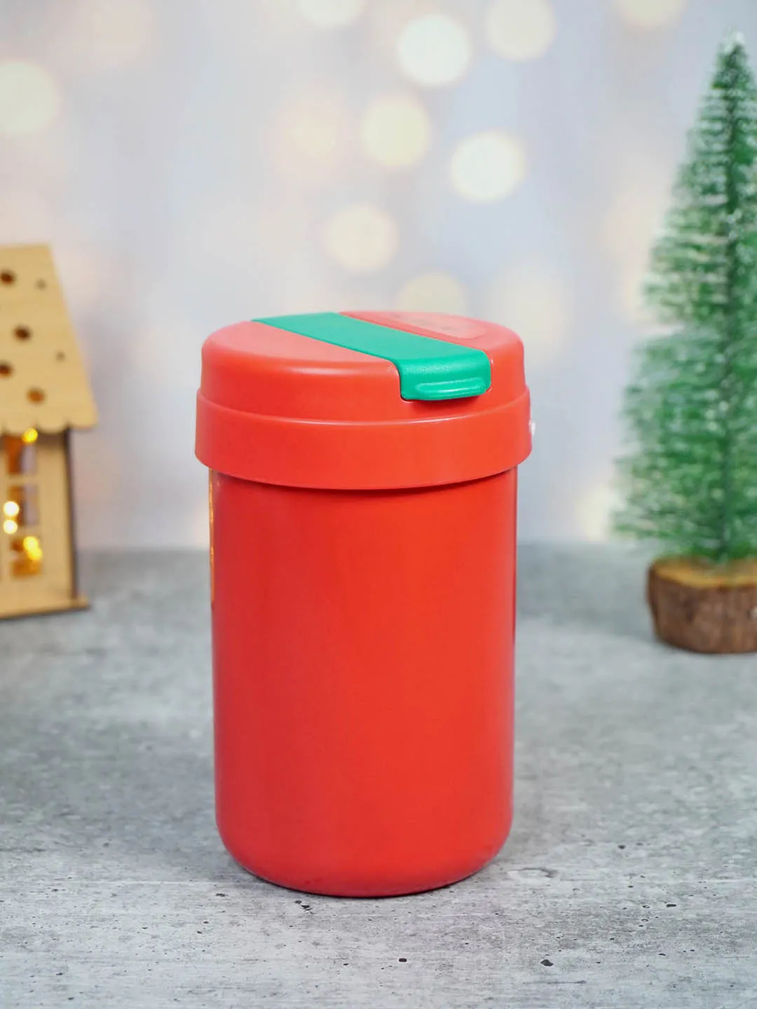 Little Surprise Box Mini Sipper Lid Christmas themed Stainless Steel sipper water bottle For Kids
