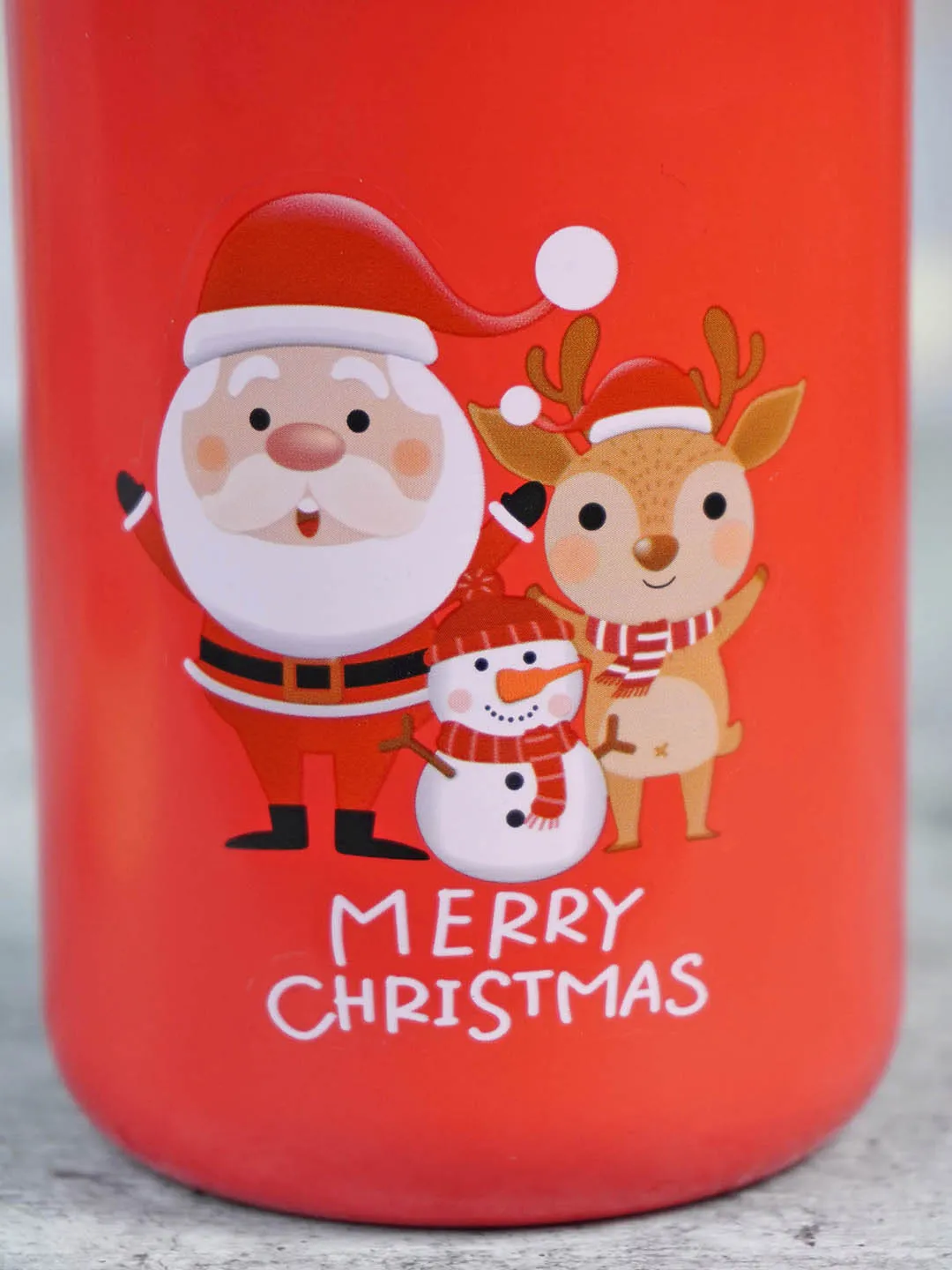 Little Surprise Box Mini Sipper Lid Christmas themed Stainless Steel sipper water bottle For Kids