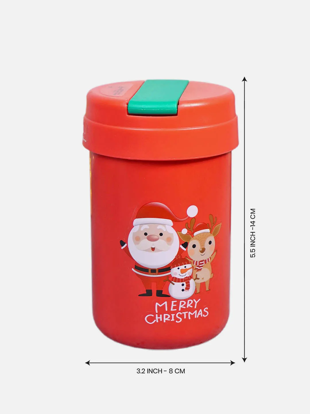 Little Surprise Box Mini Sipper Lid Christmas themed Stainless Steel sipper water bottle For Kids
