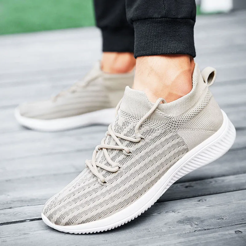 Men's Flying Woven Lace-Up Sneakers