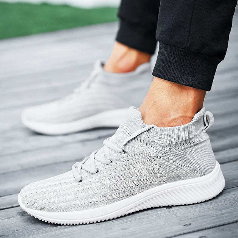 Men's Flying Woven Lace-Up Sneakers