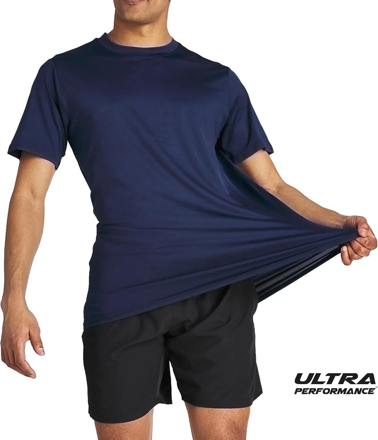 Mens Workout Short Sleeve Athletic Gym T-Shirts 3 Pack Mens Dry Fit Running Shirt Moisture Wicking Active Crew Tees for Men