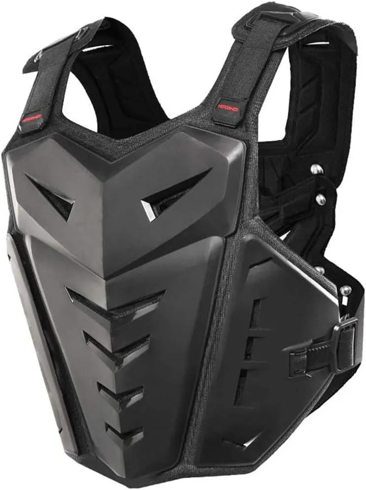 Motorcycle Armor Body Guard Vest, Street Bike Riding Off-Road Racing Cycling Skiing Motocross Adult Chest Protector