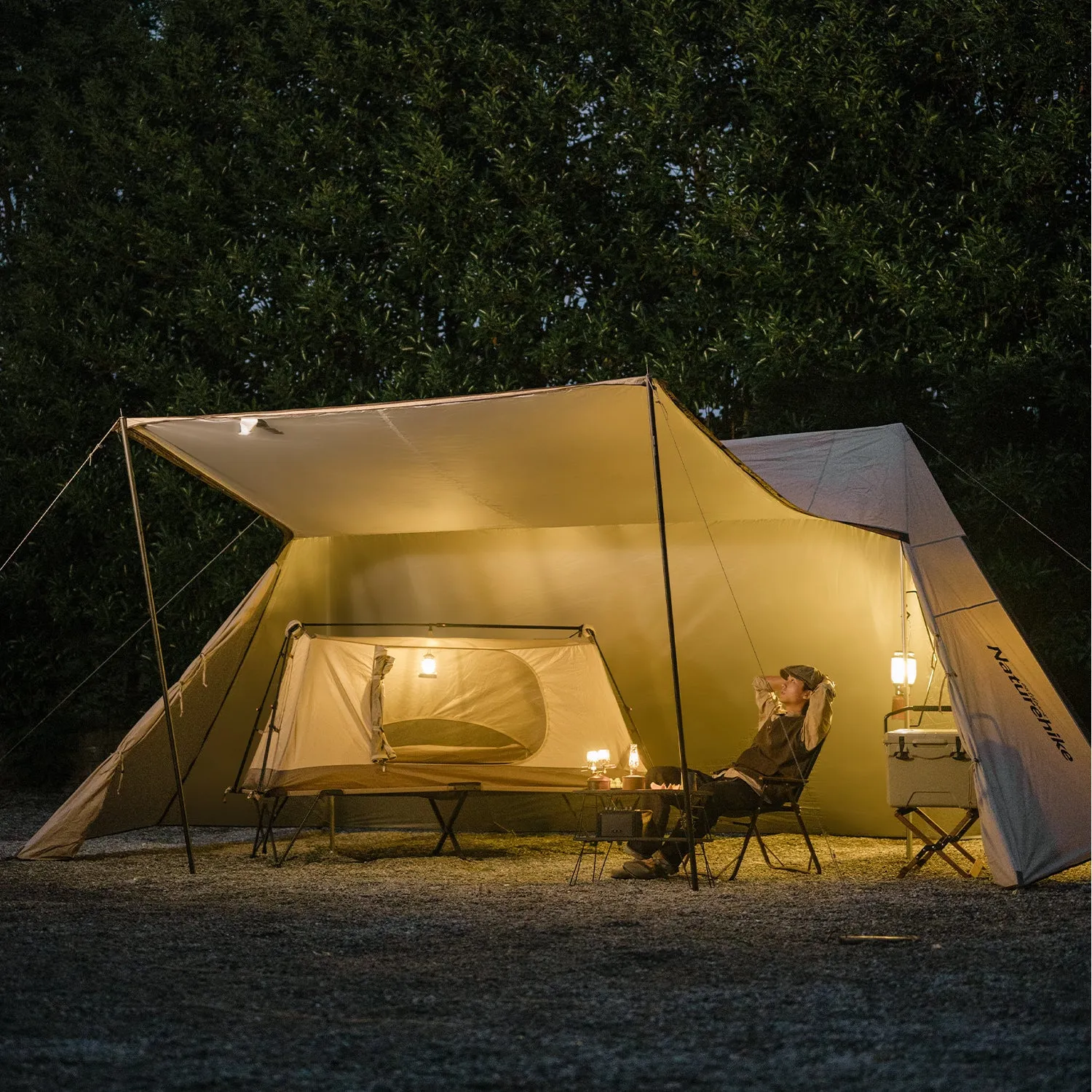 Naturehike A-Type Roof Off-ground Auto Tent Double Tent   Folding Bed ZP001
