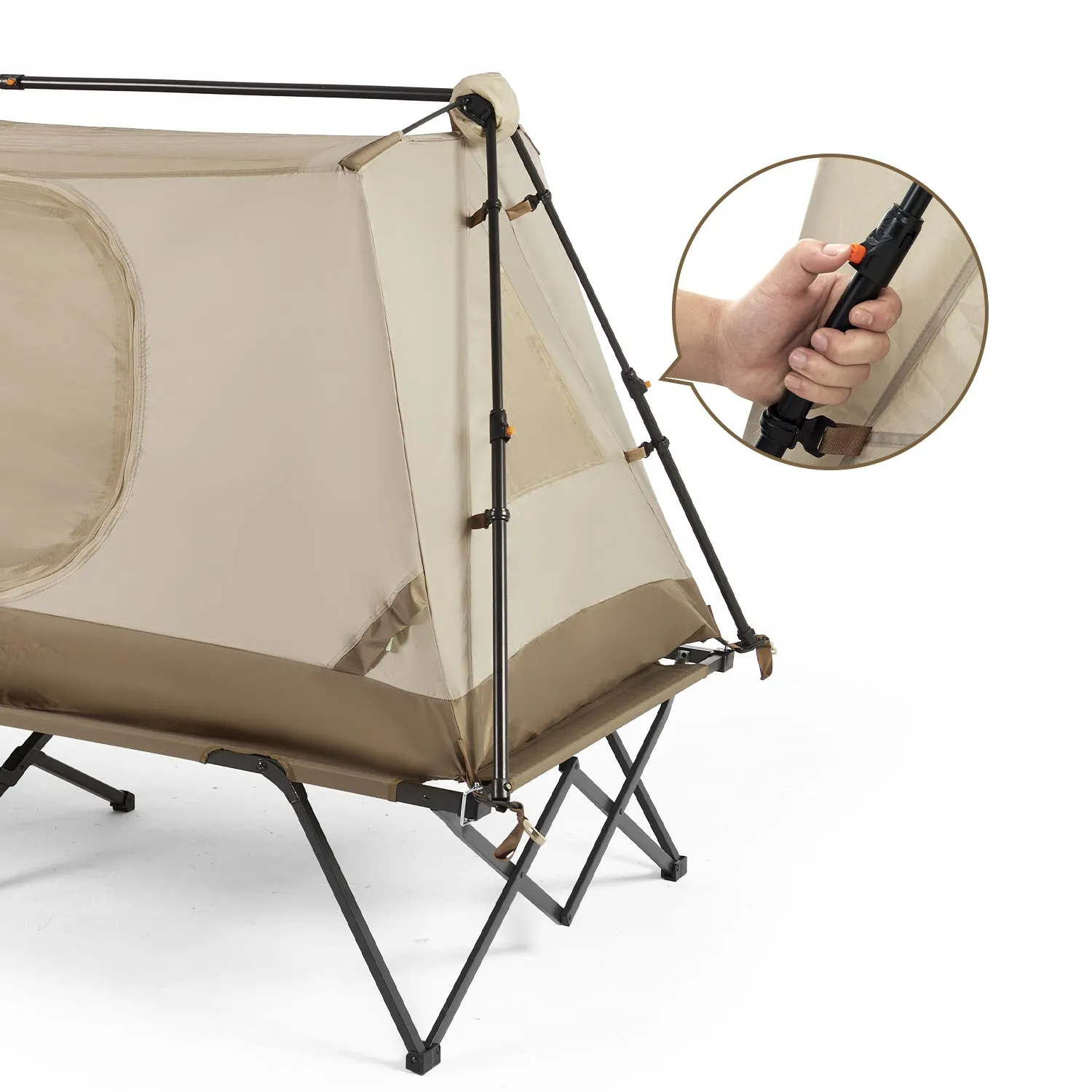 Naturehike A-Type Roof Off-ground Auto Tent Double Tent   Folding Bed ZP001