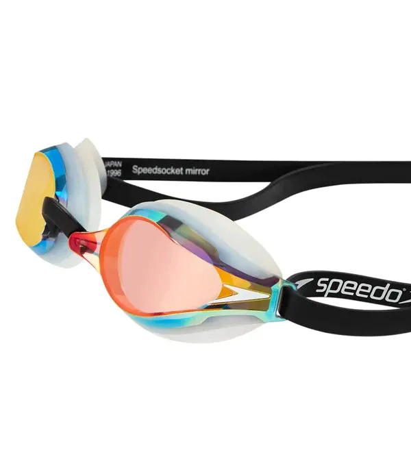 Speedo Fastskin Speedsocket Mirror - Lens goggles - White/ Mirror