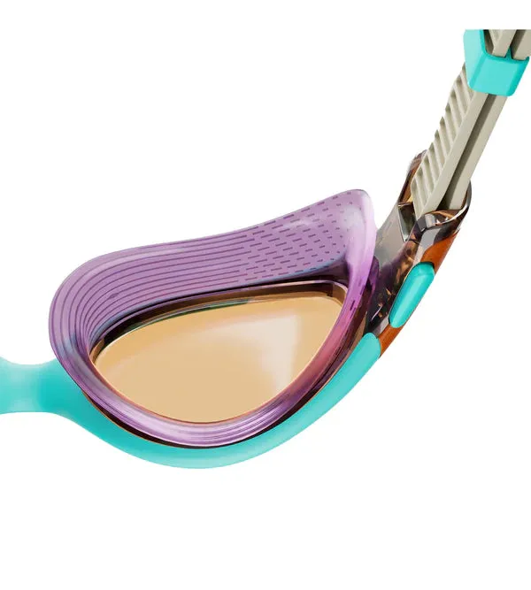 Speedo Women's Biofuse 2.0 Tint - Lens Goggles -Blue & Orange