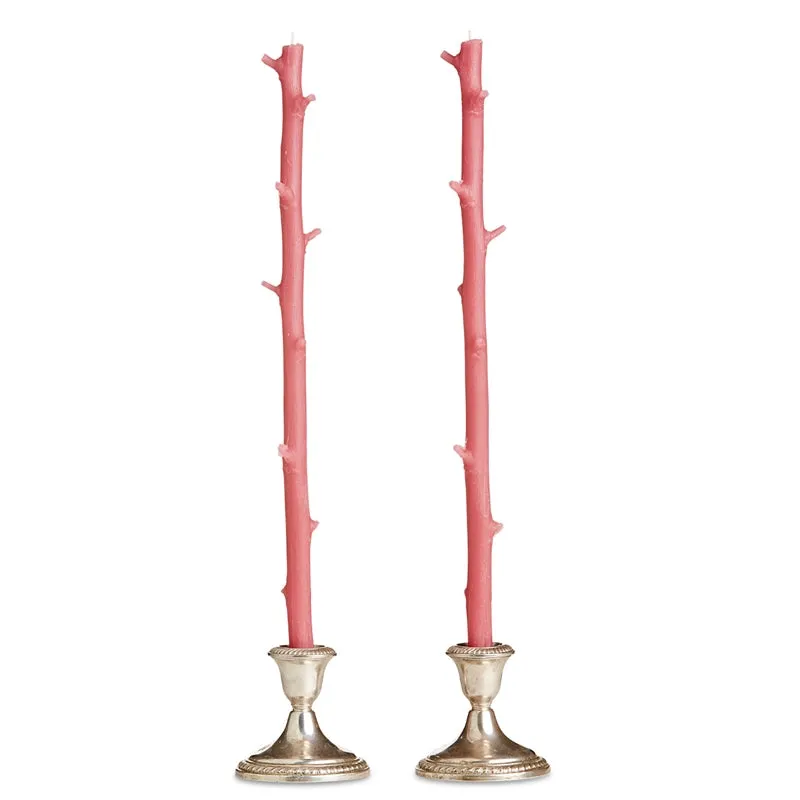 Stick Candle Pair Pink