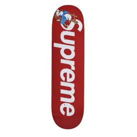 Supreme Smurfs Skateboard Red
