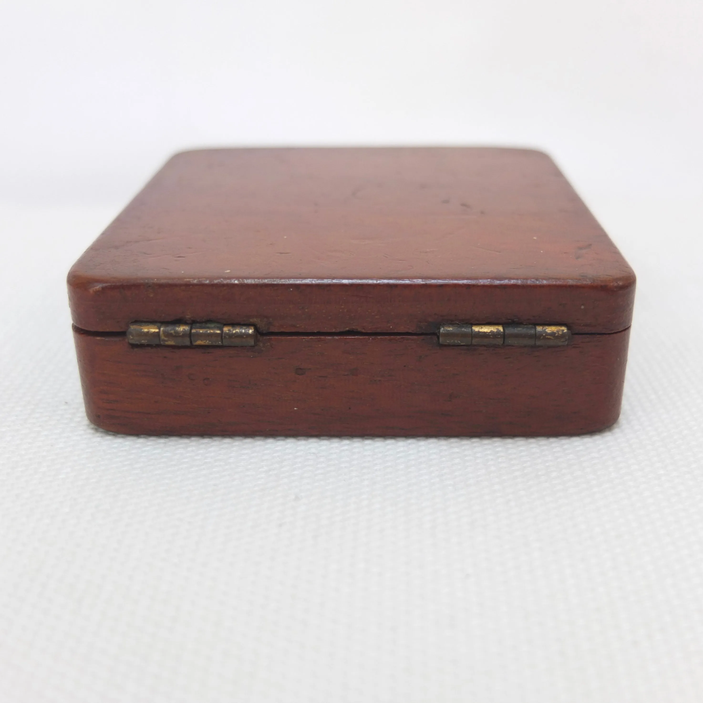 Victorian Wooden Cased Pocket Compass c.1880