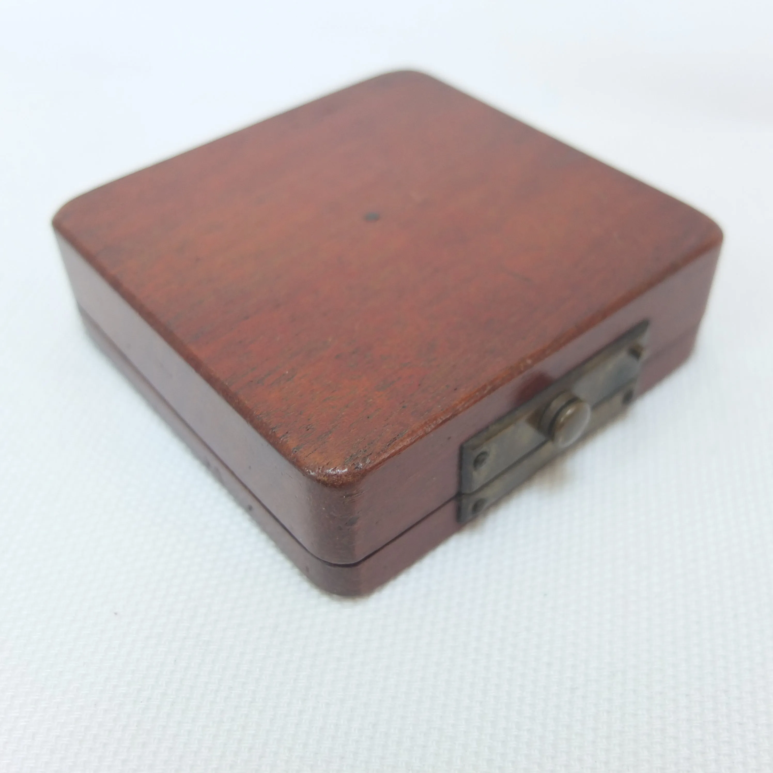 Victorian Wooden Cased Pocket Compass c.1880