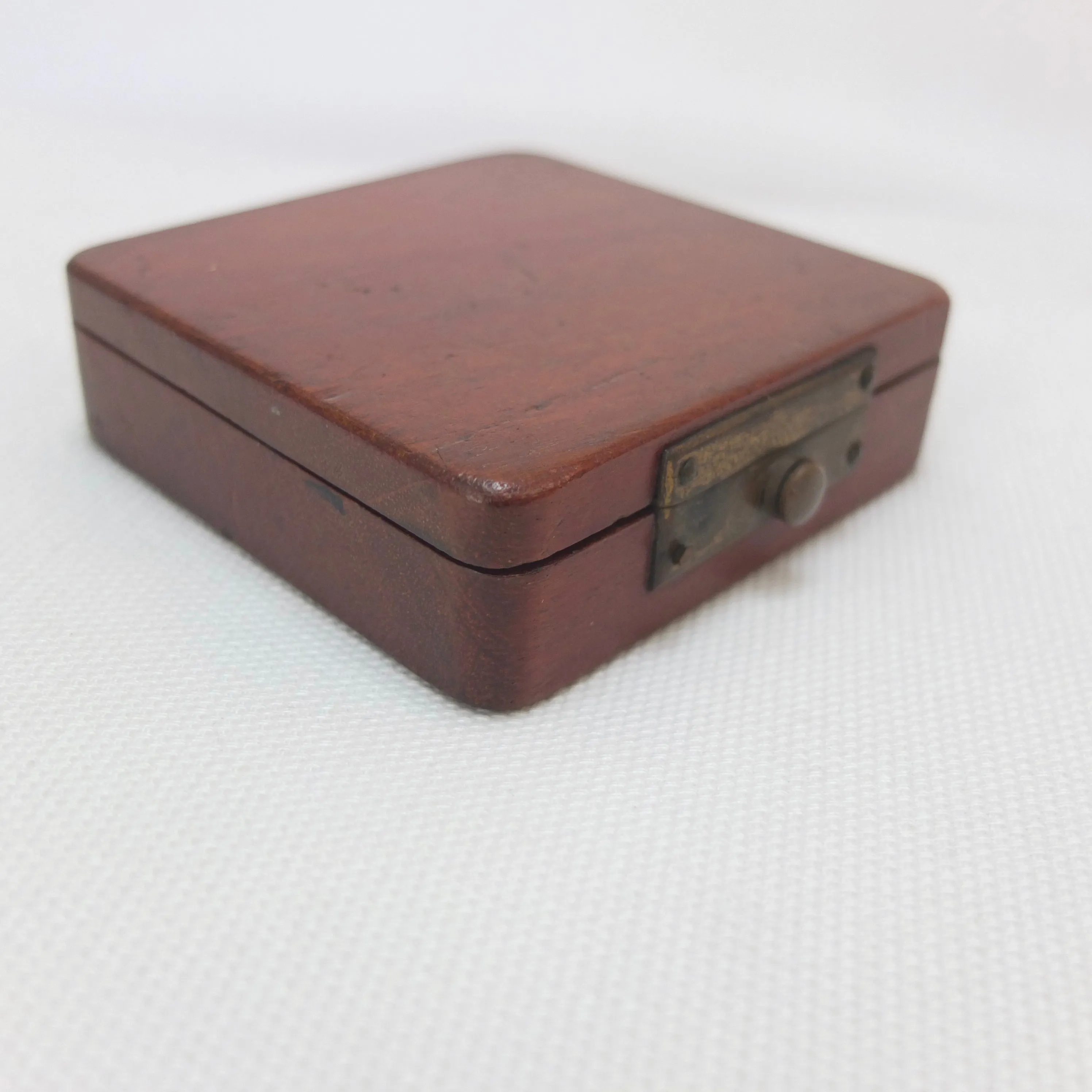 Victorian Wooden Cased Pocket Compass c.1880