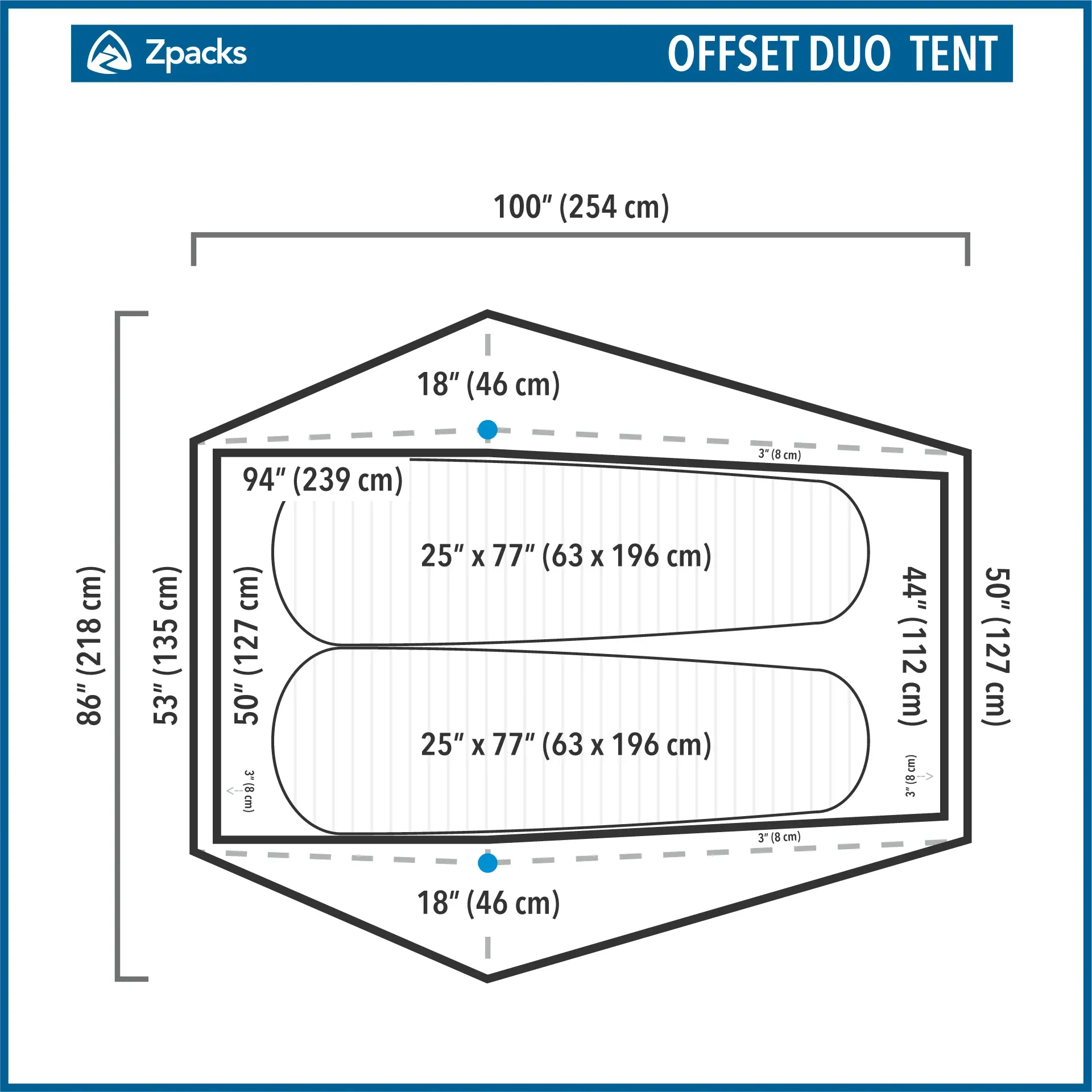 Zpacks - Offset Duo Tent